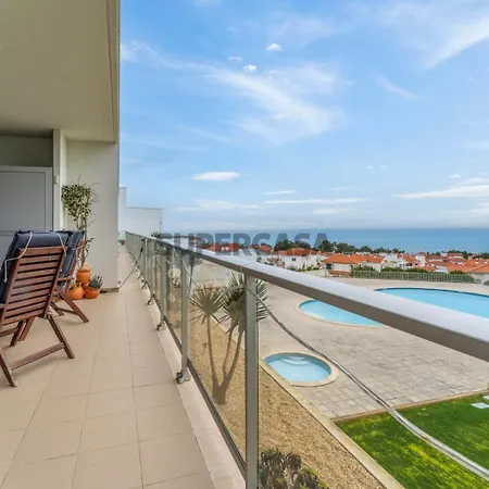 Апартаменты Private Condominium, Pool, Tennis & Sea View By Silver Prop Назаре